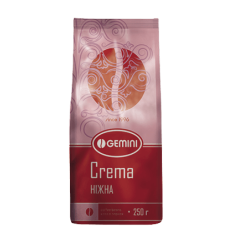 Кава Gemini в зернах Crema (ніжна)