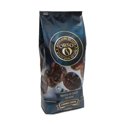 Кофе ORSO Cafe crema в зернах 1 кг
