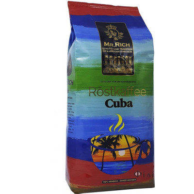 Кофе в зернах Mr.Rich Exklusiv Cuba Kaffee 500 г